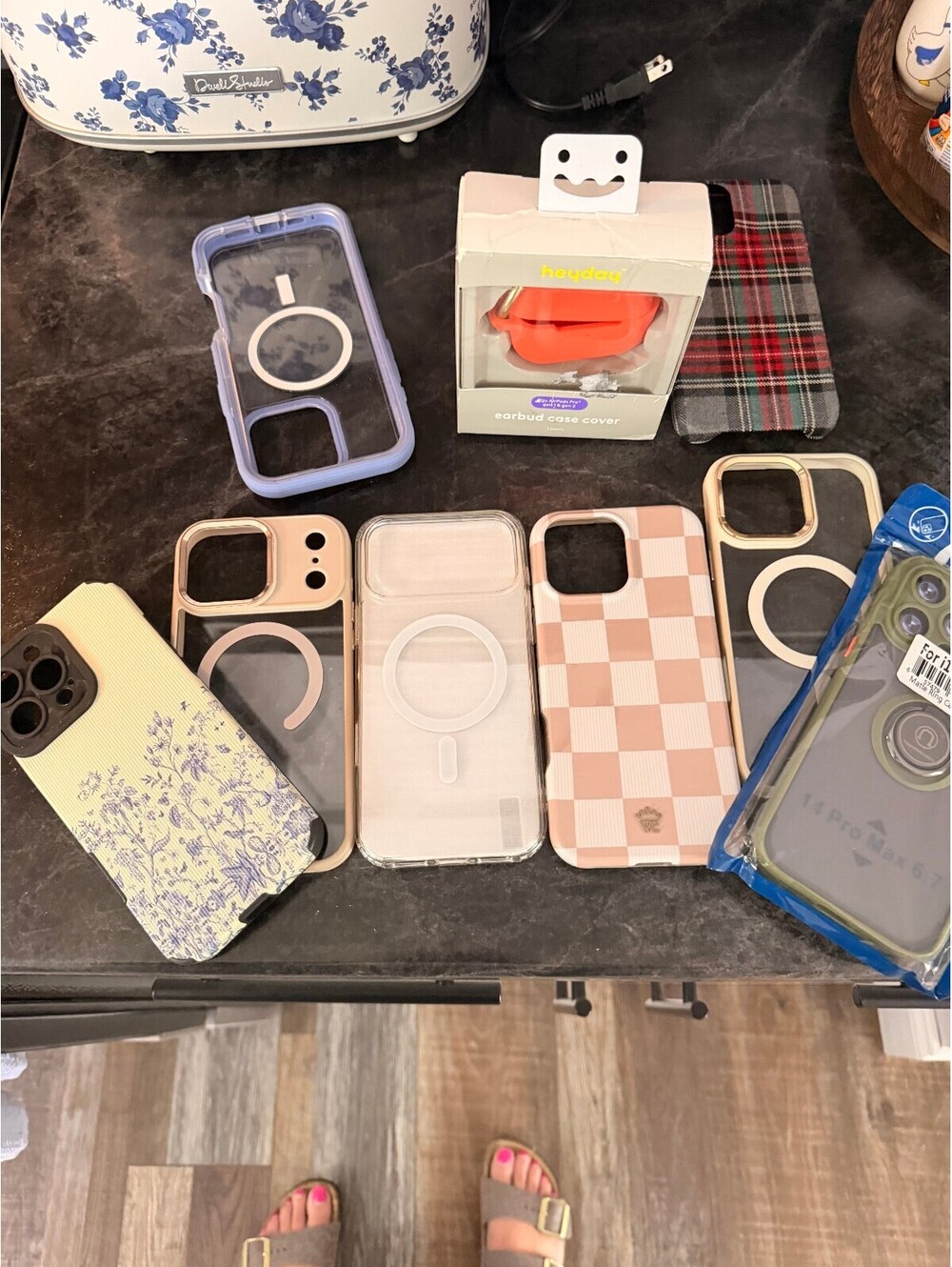Assorted Apple MagSafe Compatible iPhone Cases and Accessories